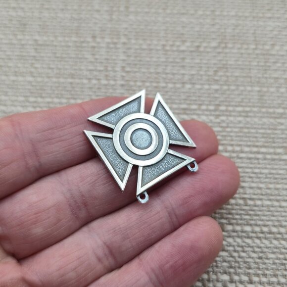 Sterling Silver WWII Marksman Sharpshooter Pin Brooch A5241 - Picture 2 of 5